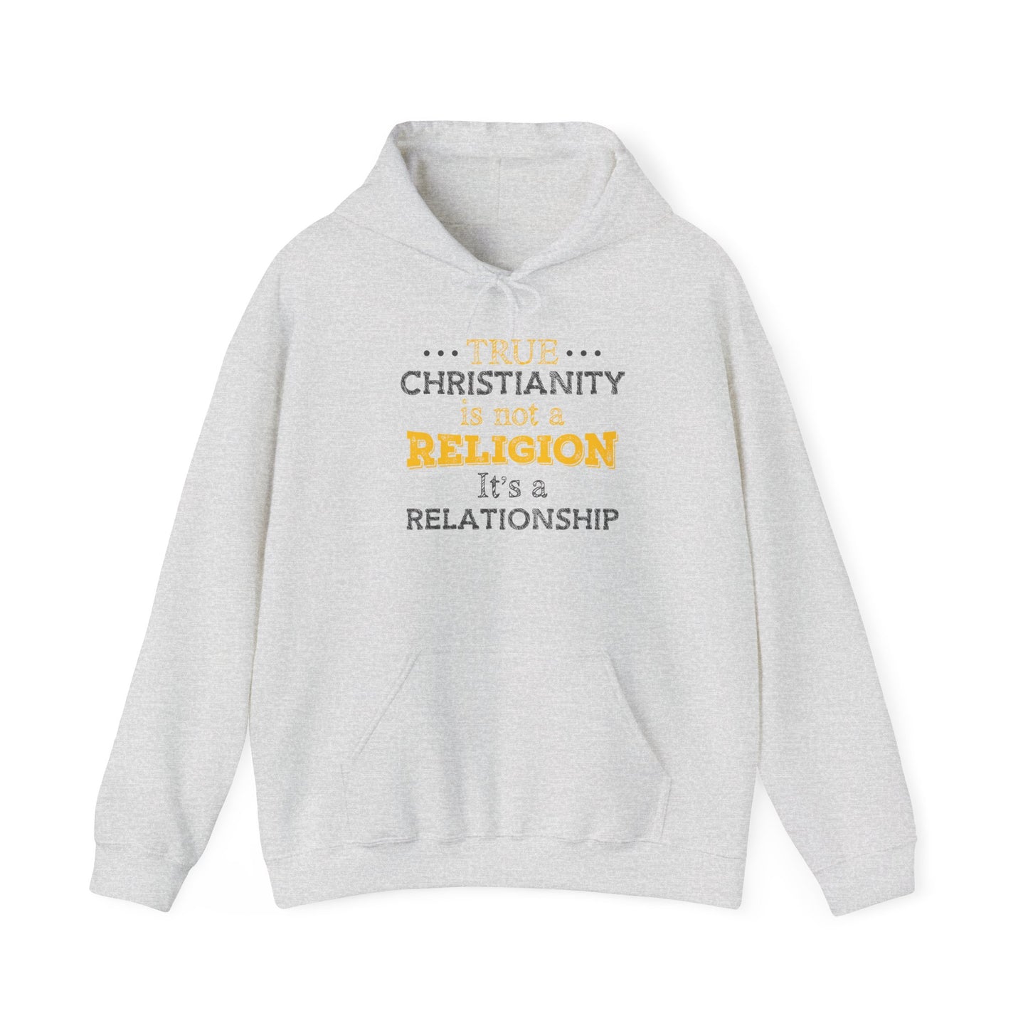 True Christianity Is Not A Religion...It's A Relationship Part 1 Unisex Heavy Blend™ Hooded Sweatshirt