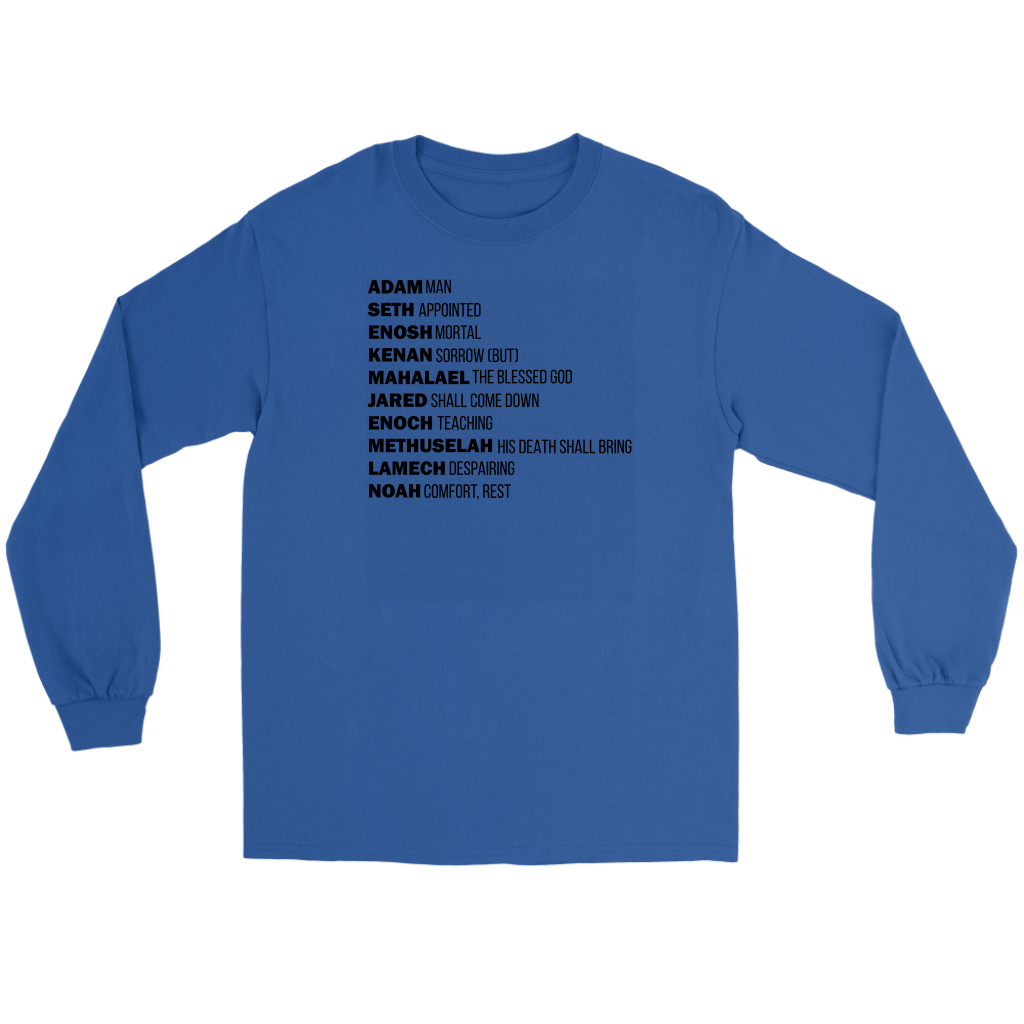 God's Plan From The Beginning Men's T-Shirt Part 1