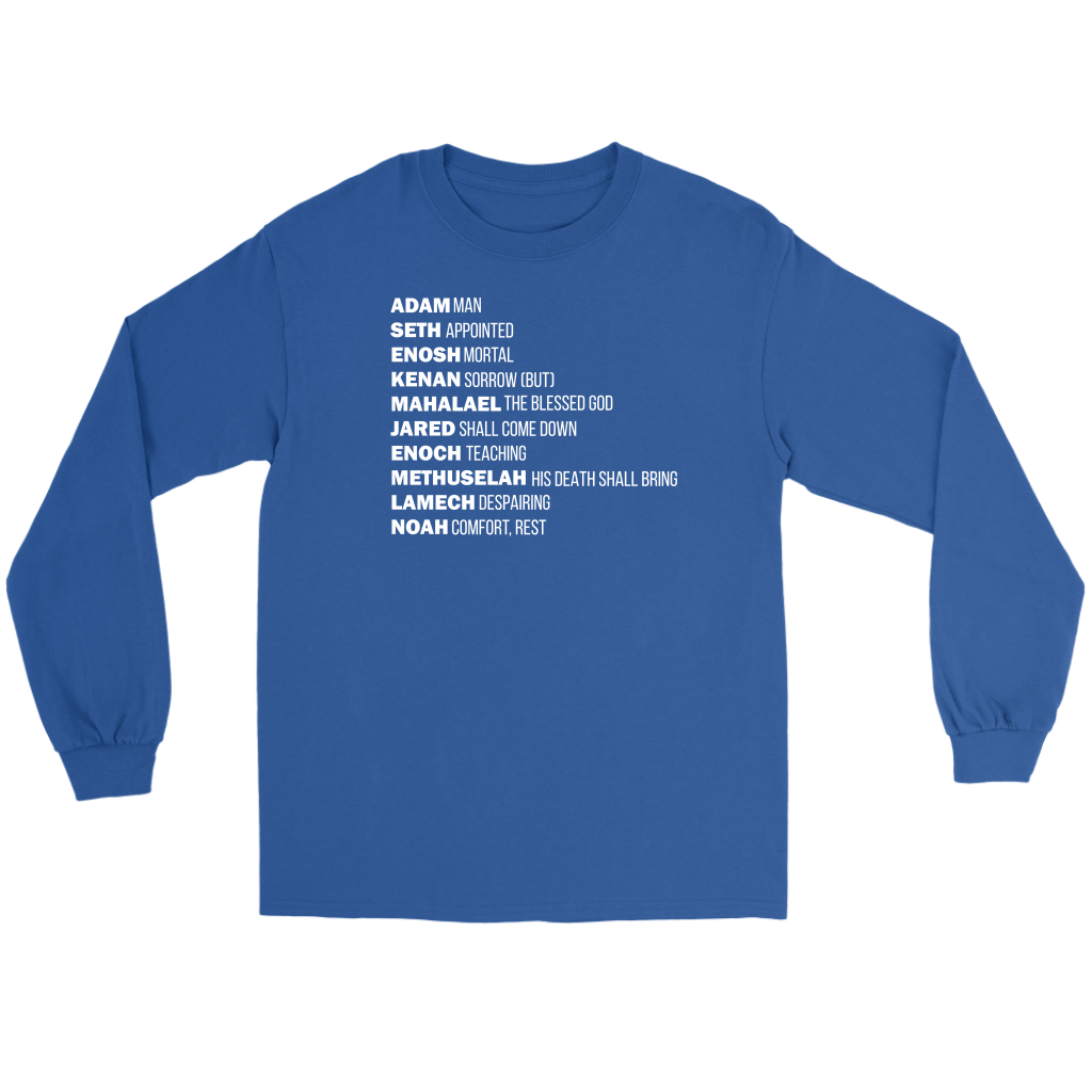 God's Plan From The Beginning Men's T-Shirt Part 1