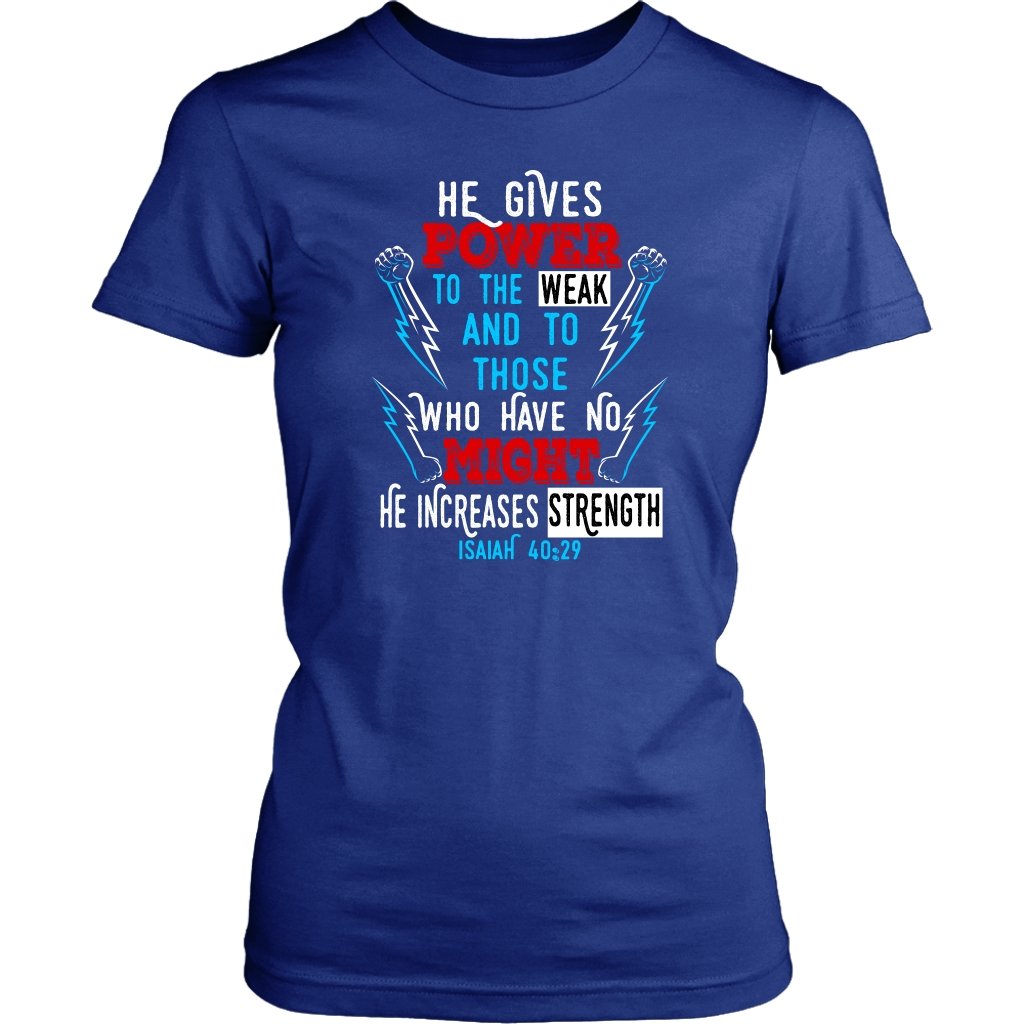 Power To The Weak Women's T-Shirt