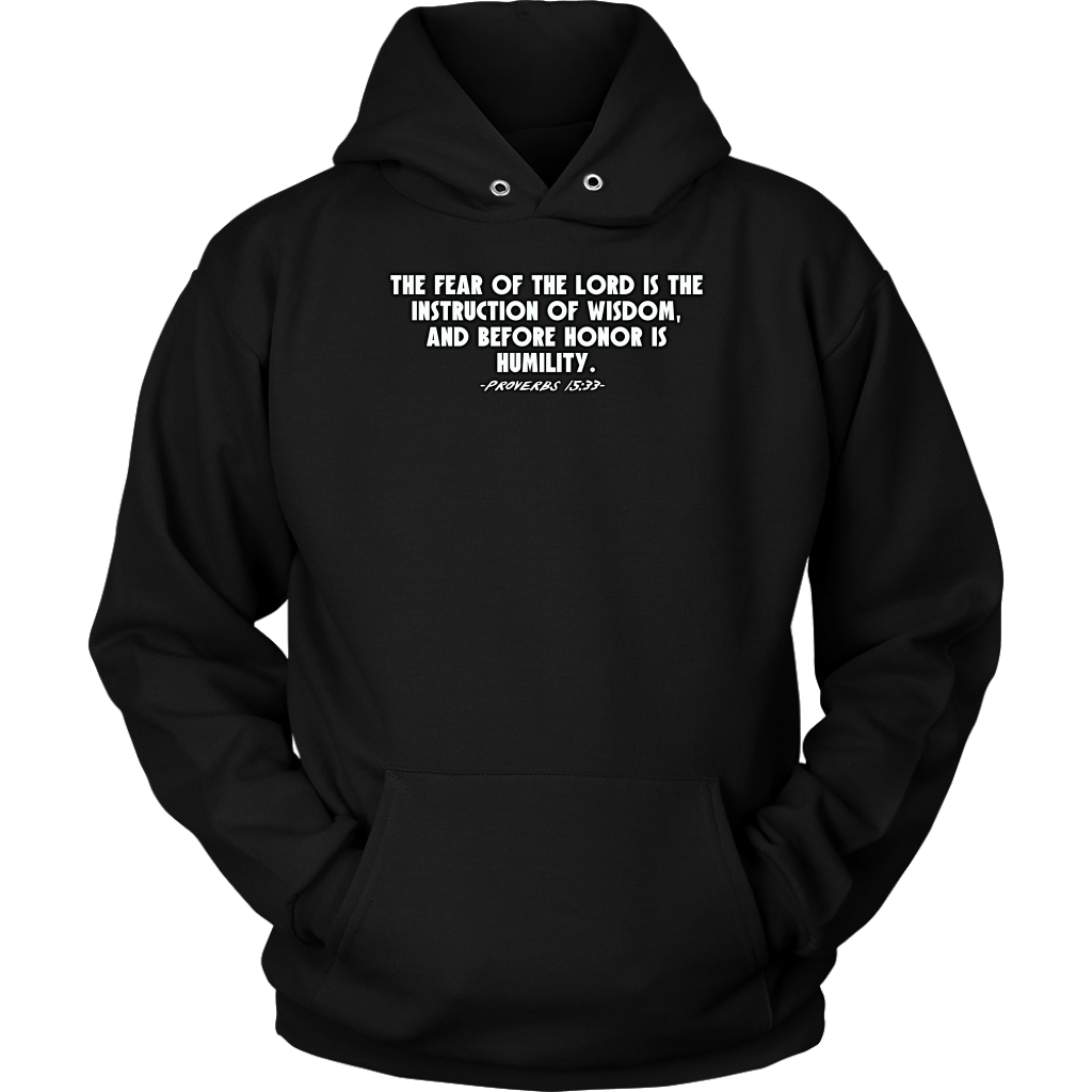 Proverbs 15:33 Unisex Hoodie Part 2