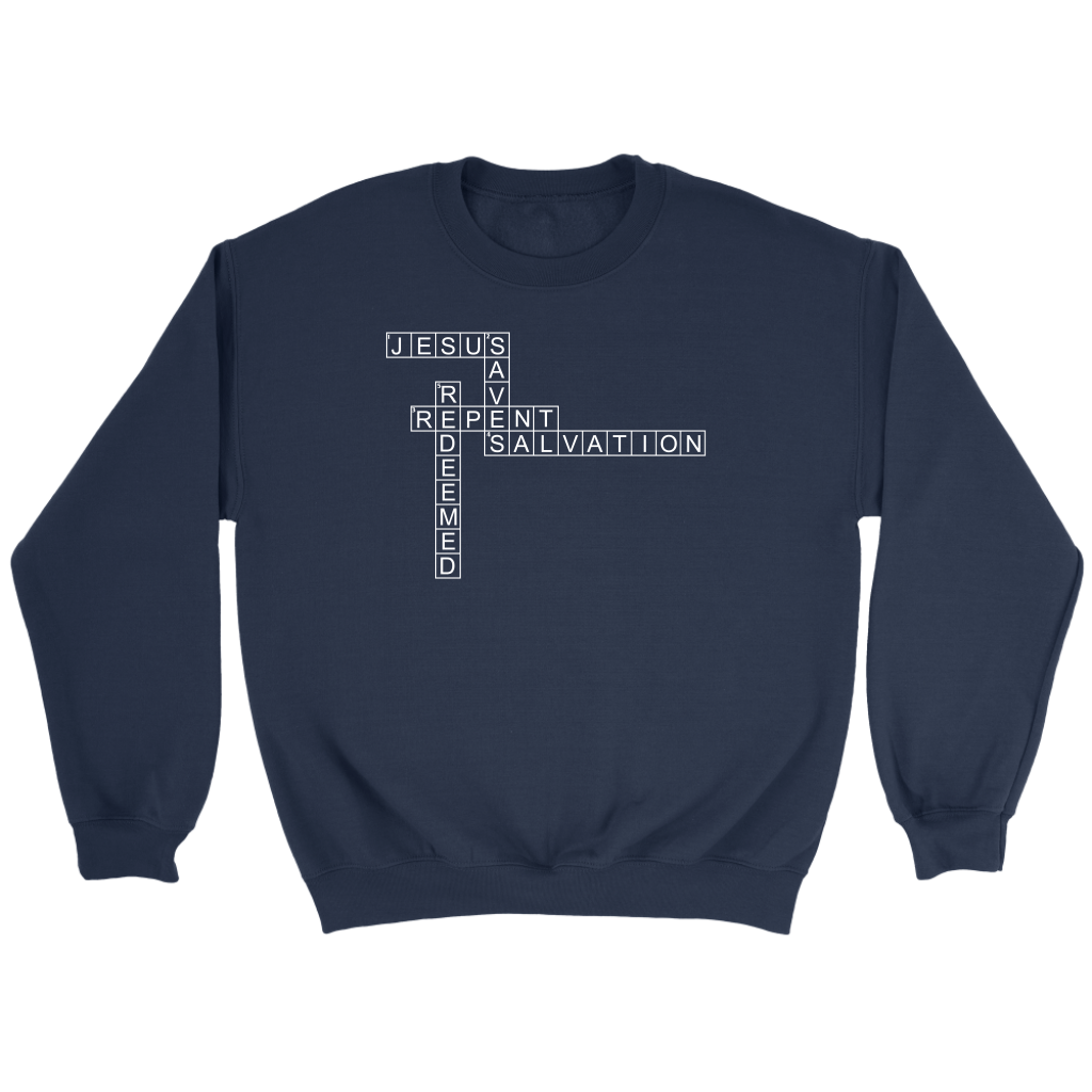 Jesus Crossword Puzzle Crewneck Pt 2