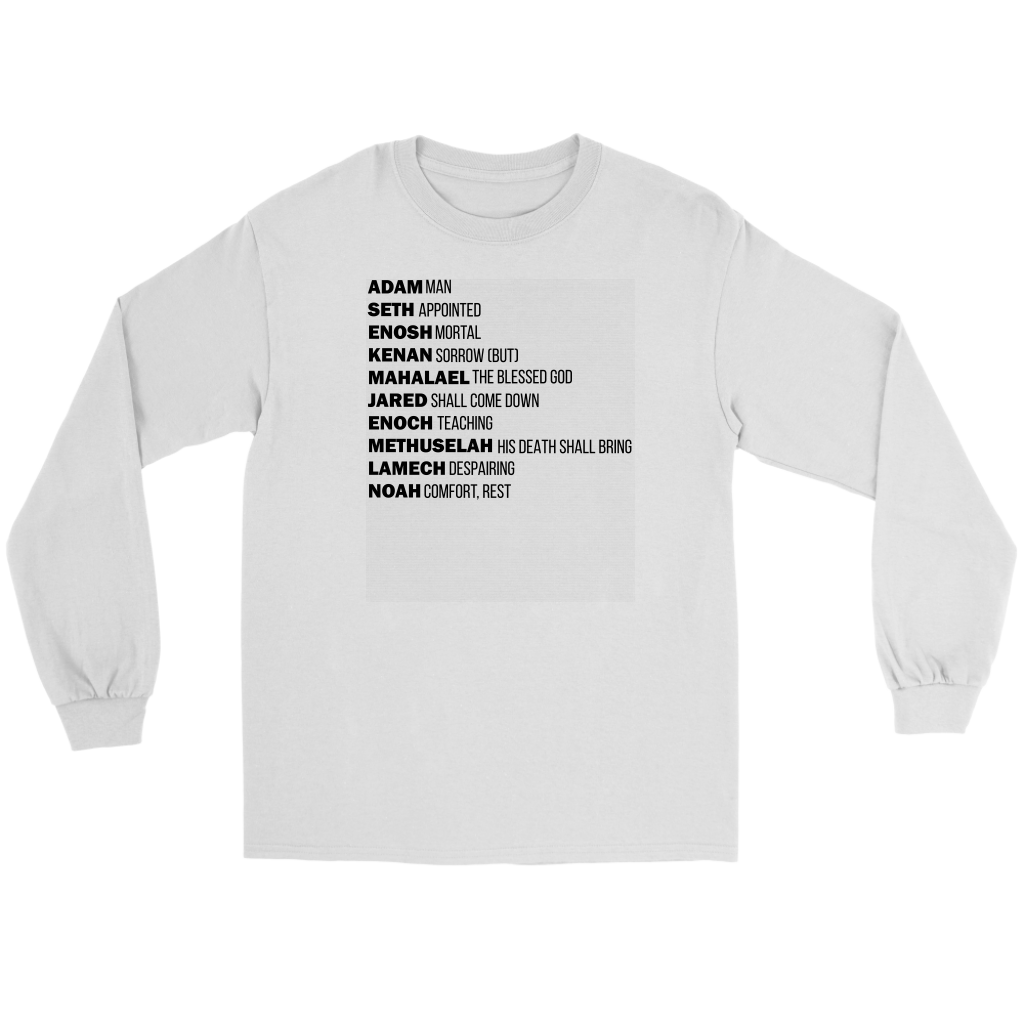 God's Plan From The Beginning Men's T-Shirt Part 1