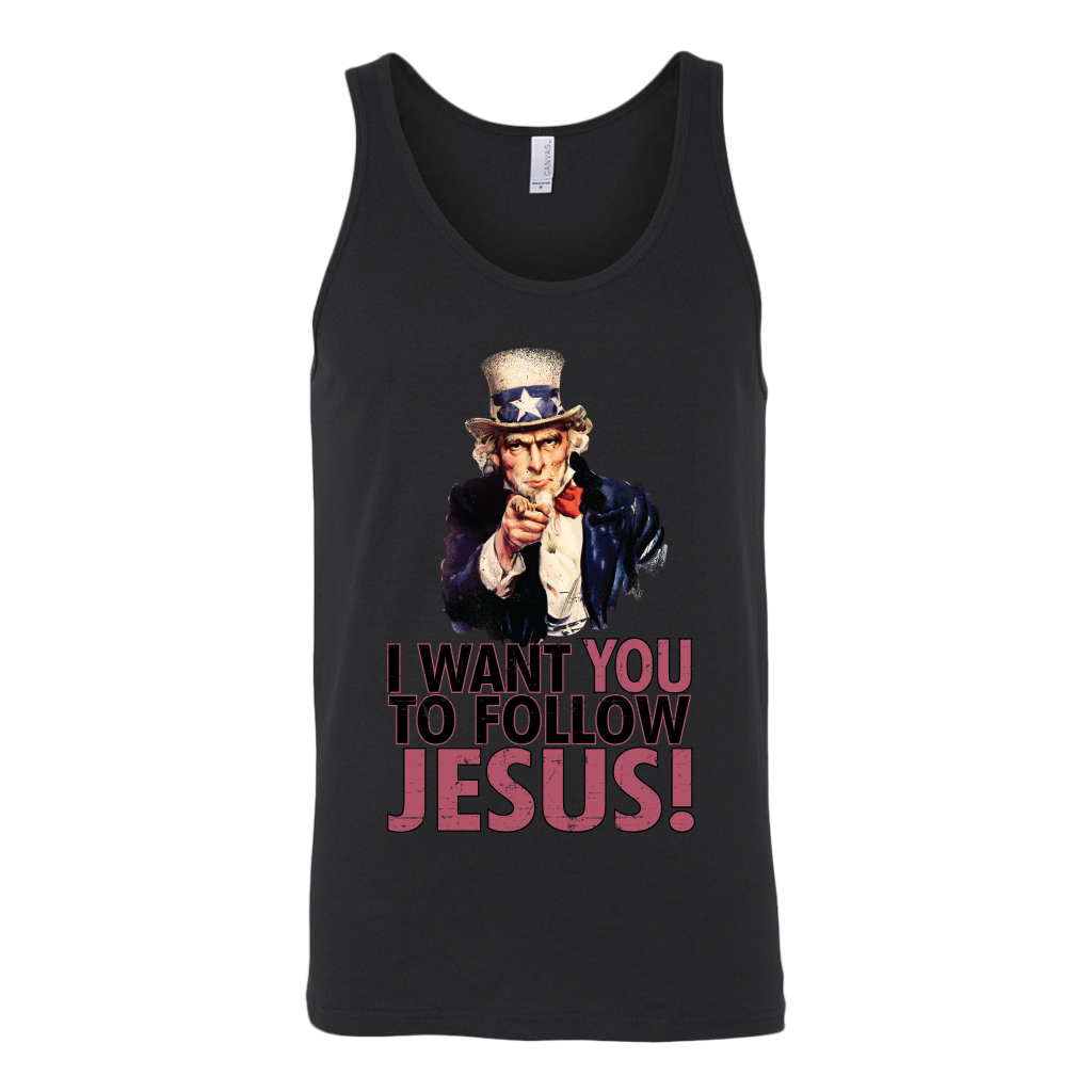 I Want You To Follow Jesus Unisex Tank