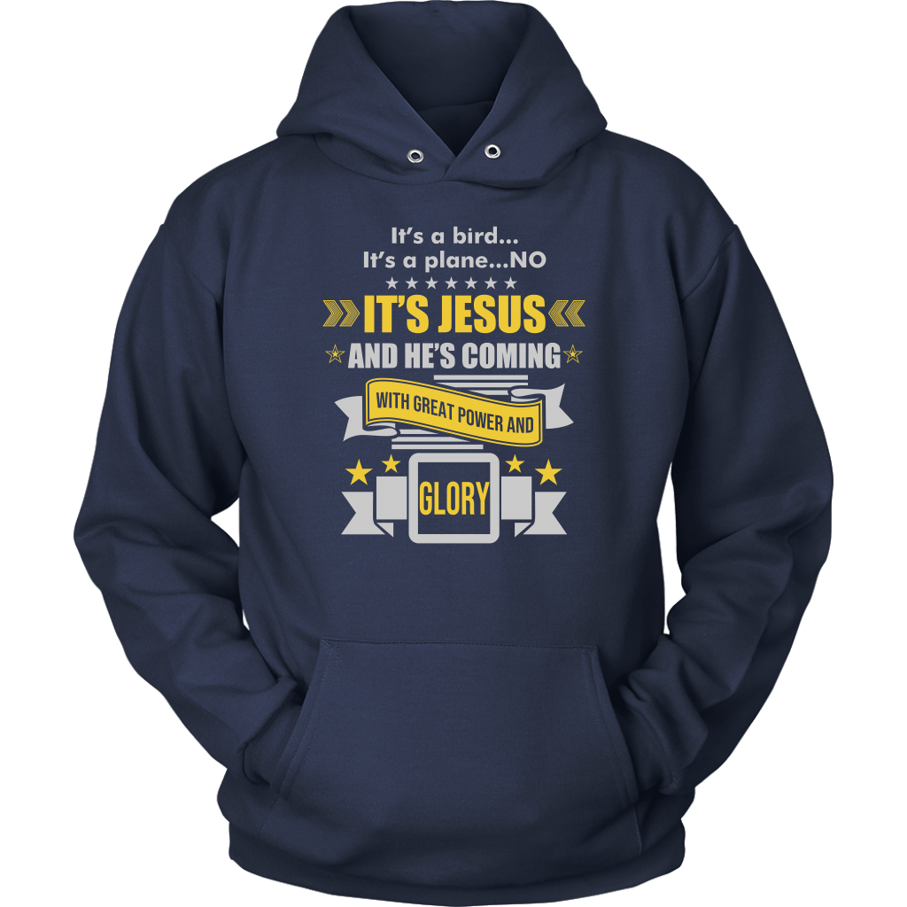It's a Bird..It's a Plane..No It's Jesus Unisex Hoodie Part 2