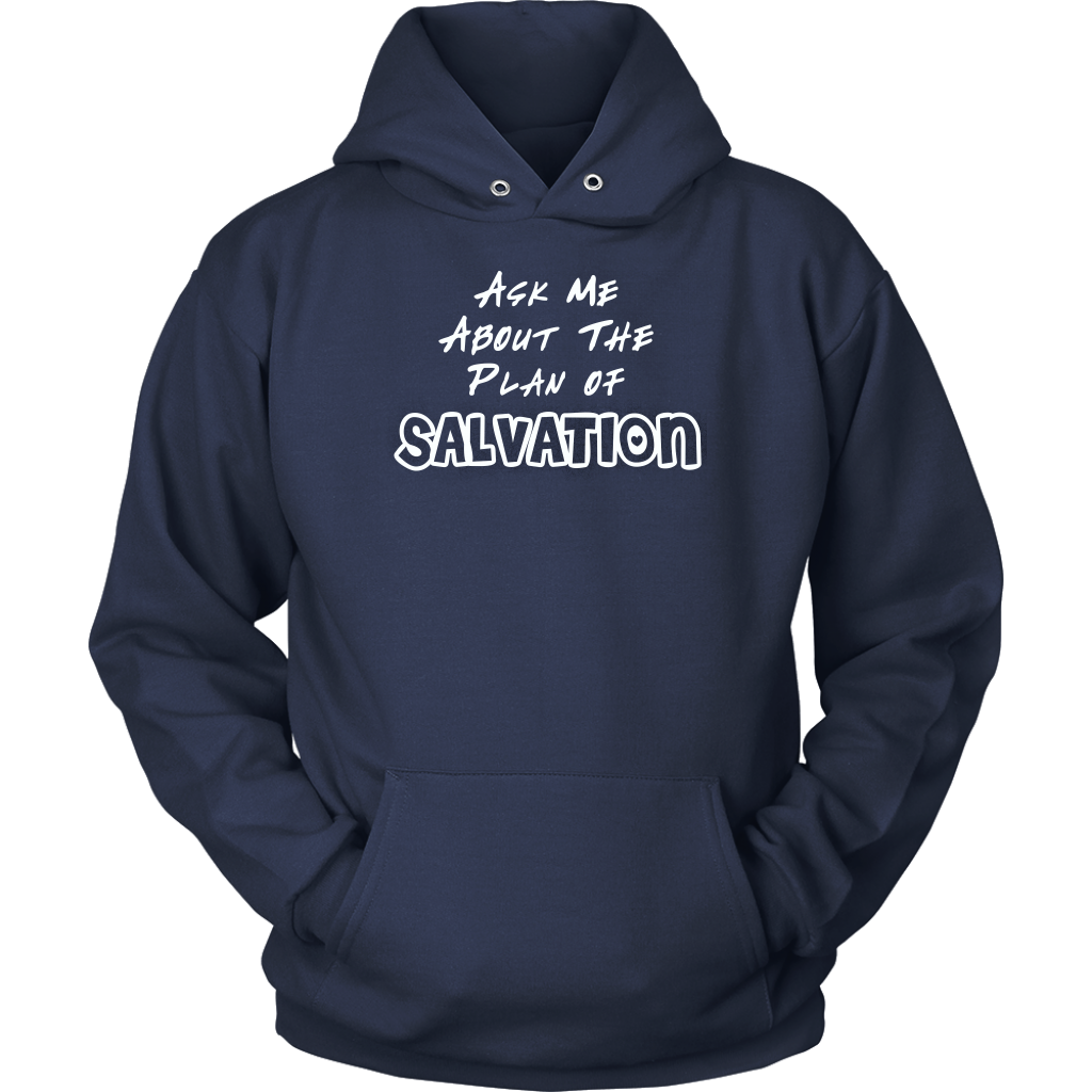 Ask Me About The Plan of Salvation Unisex Hoodie Part 2