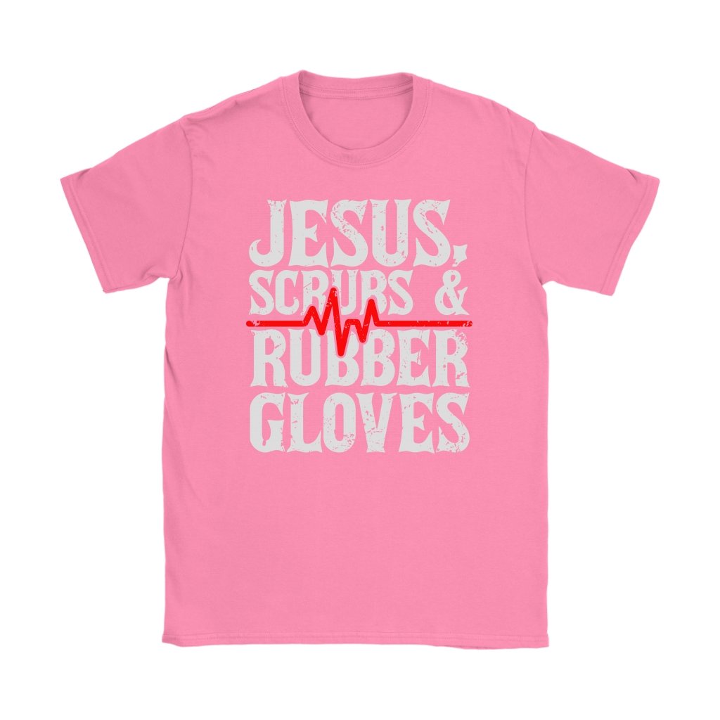 Jesus, Scrubs & Rubber Gloves Women's T-Shirt Part 1