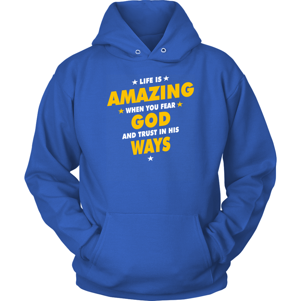 Life Is Amazing When You Fear God Unisex Hoodie Part 2