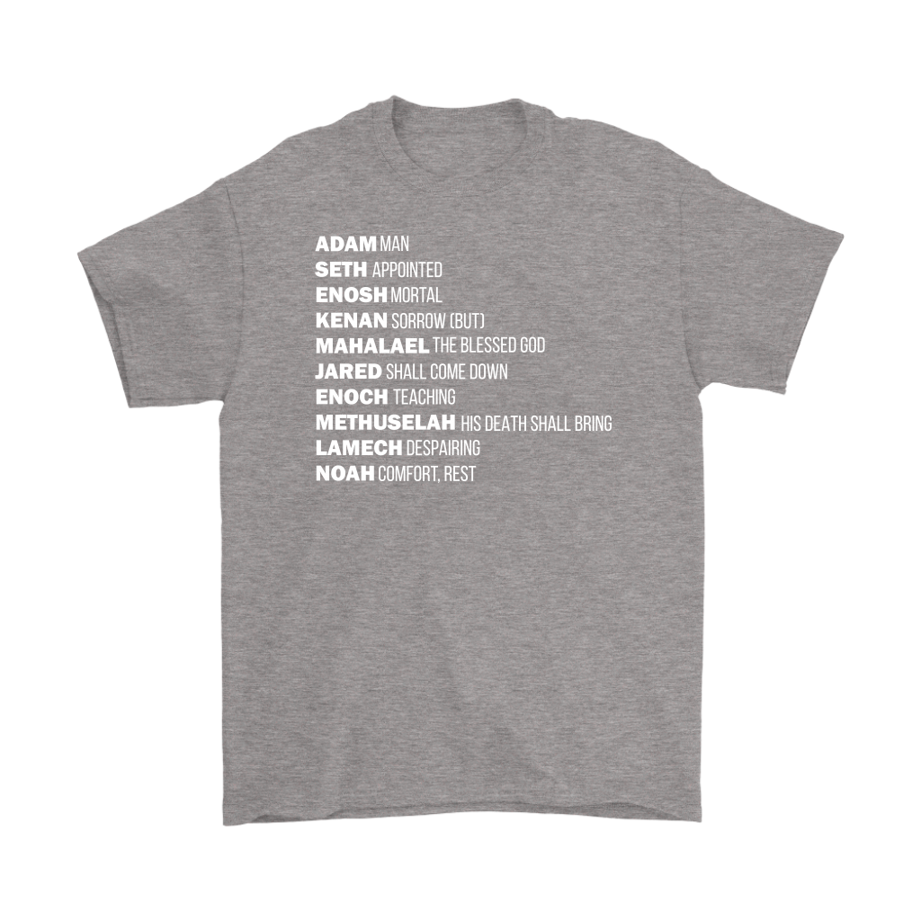God's Plan From The Beginning Men's T-Shirt Part 1
