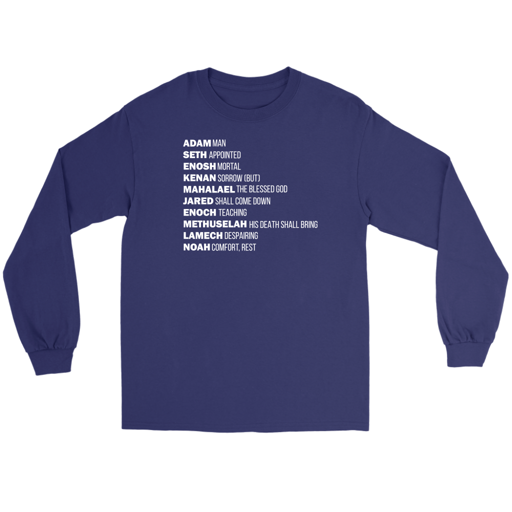 God's Plan From The Beginning Men's T-Shirt Part 1