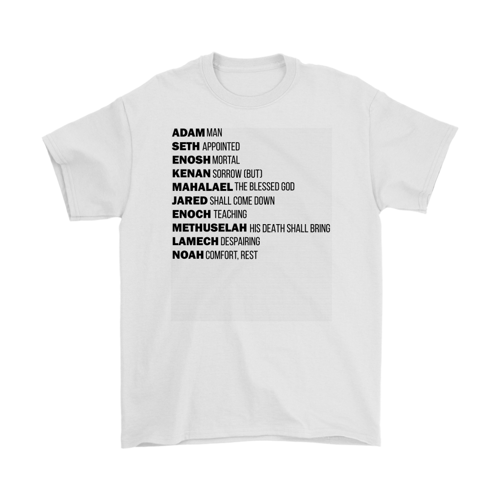 God's Plan From The Beginning Men's T-Shirt Part 1