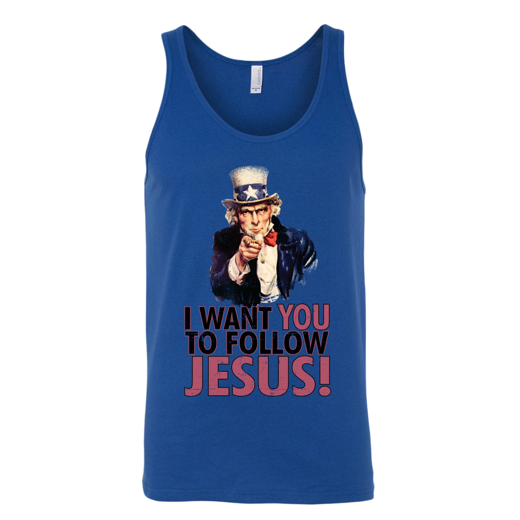 I Want You To Follow Jesus Unisex Tank