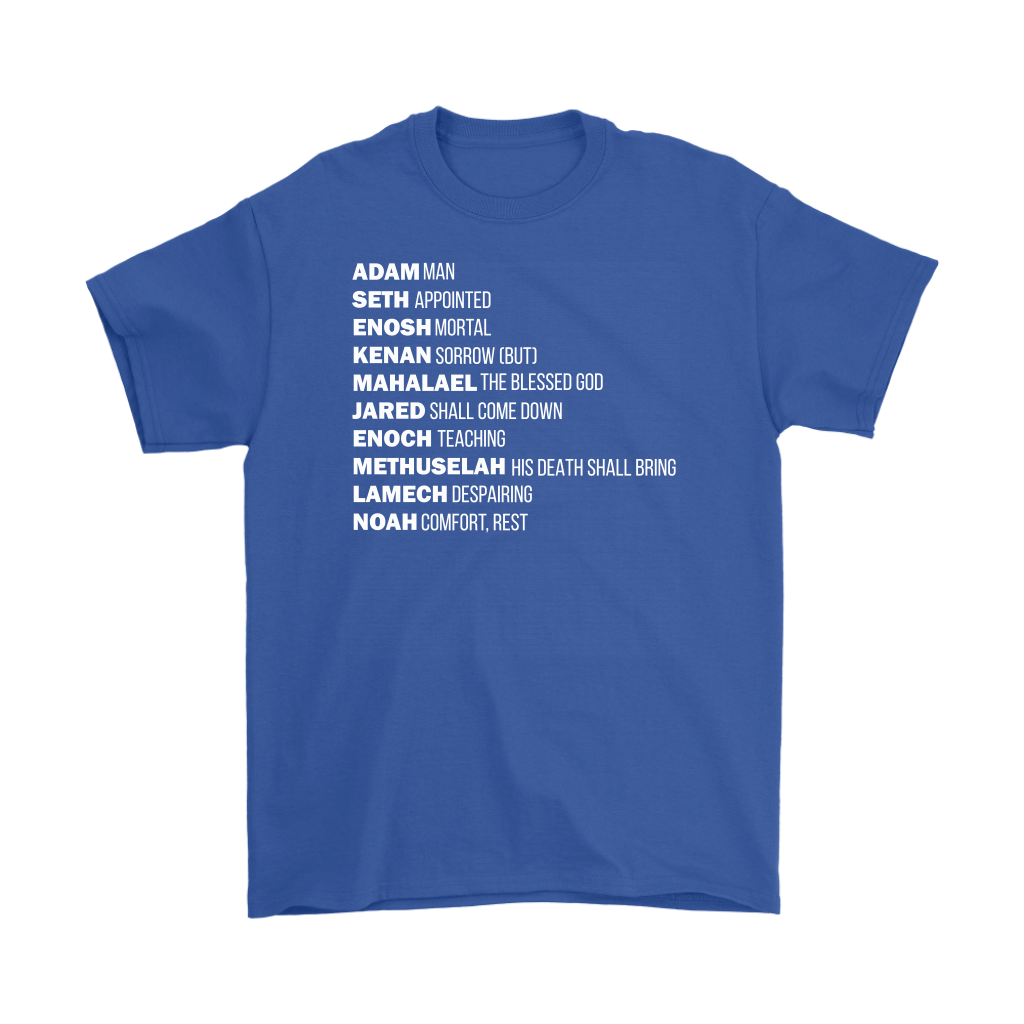 God's Plan From The Beginning Men's T-Shirt Part 2