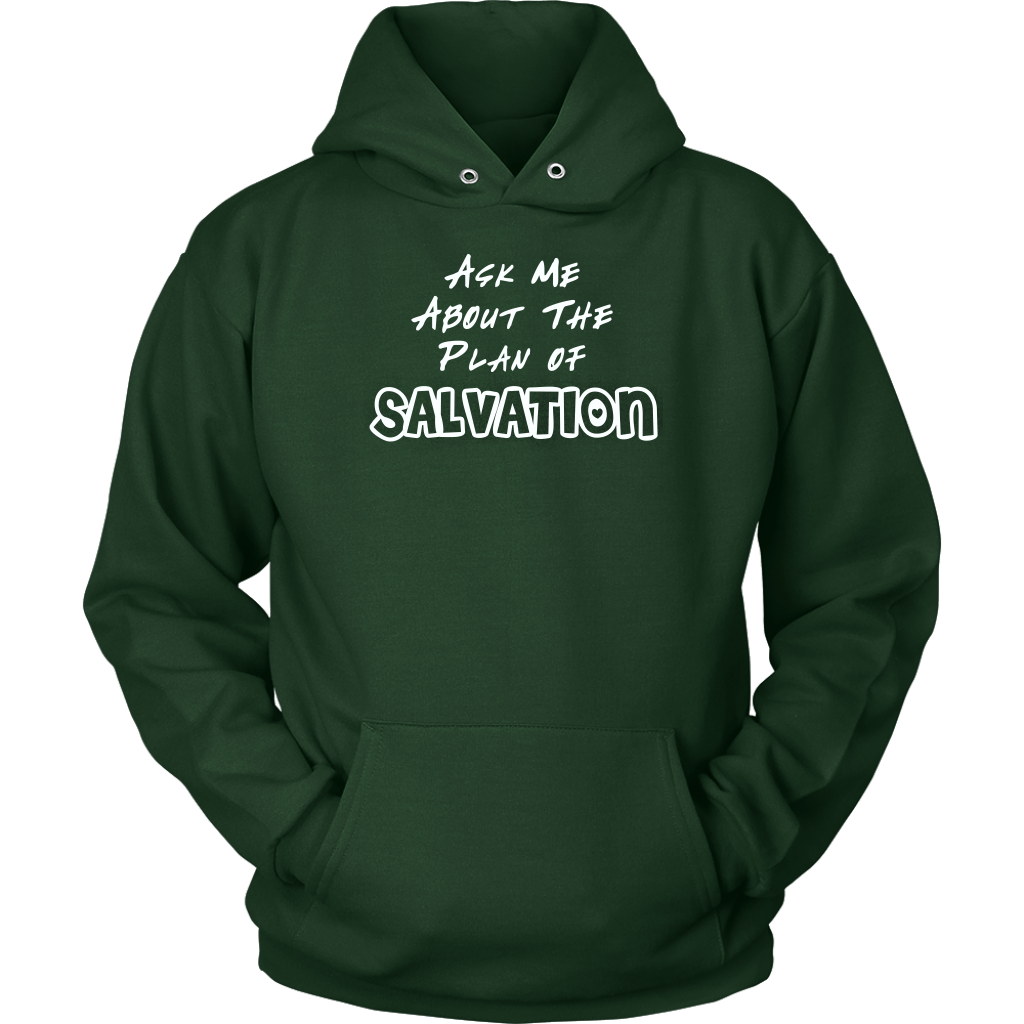 Ask Me About The Plan of Salvation Unisex Hoodie Part 2