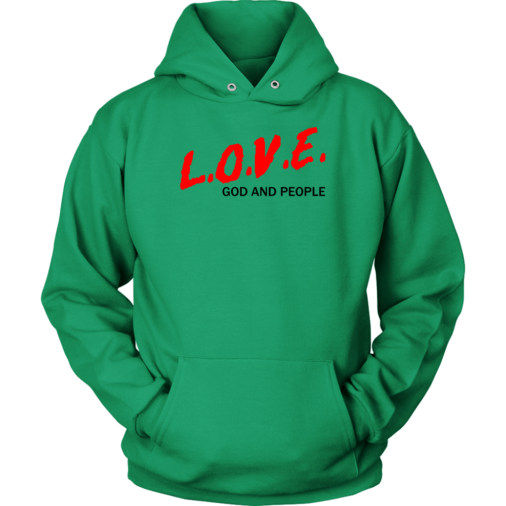 L.O.V.E. God And People Men's T-Shirt Part 1