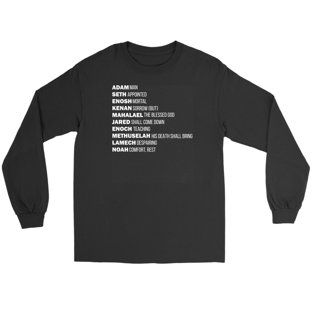 God's Plan From The Beginning Men's T-Shirt Part 2