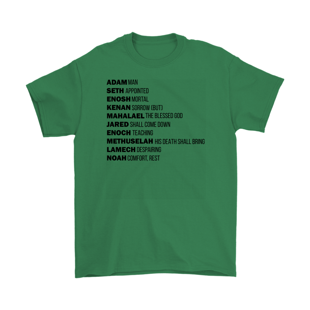 God's Plan From The Beginning Men's T-Shirt Part 1