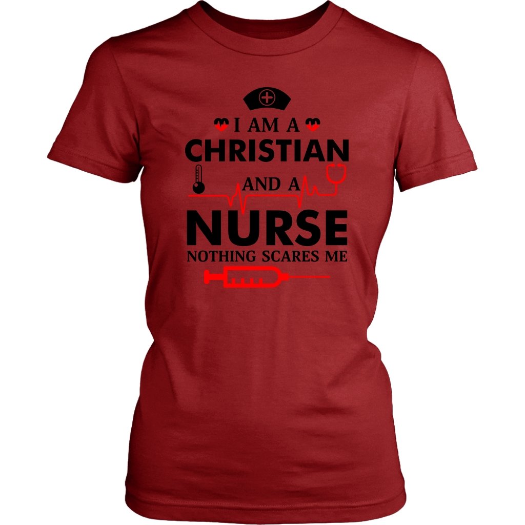 I Am A Christian And A Nurse Women's T-Shirt