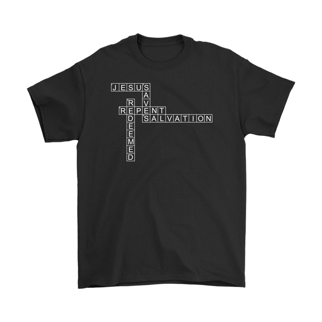 Jesus Crossword Puzzle Men's T-Shirt Part 2