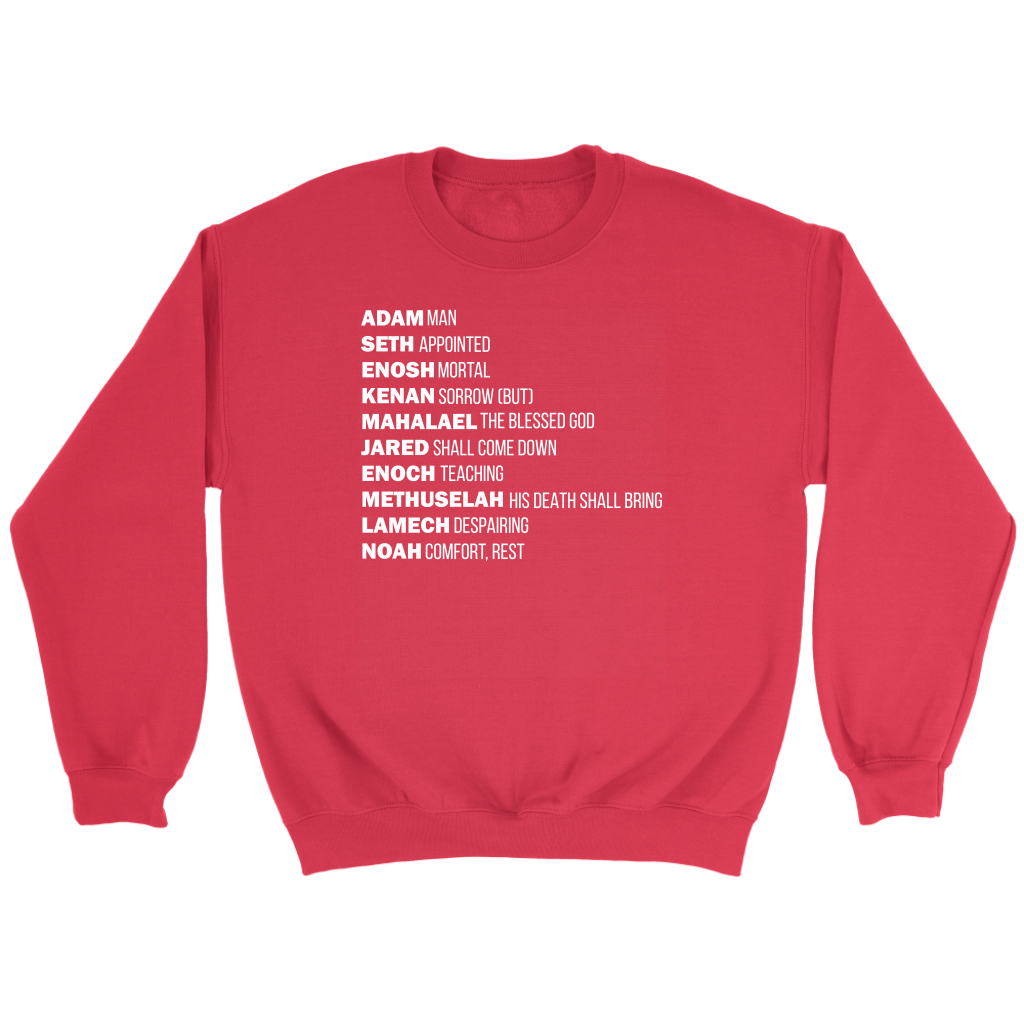 God's Plan From The Beginning Crewneck Part 2