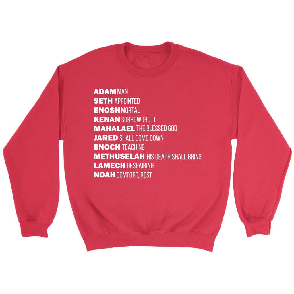 God's Plan From The Beginning Crewneck Part 2