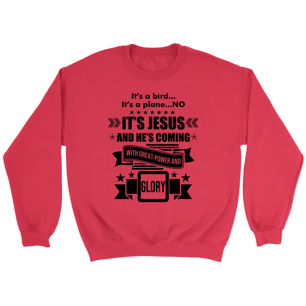It's a Bird..It's a Plane..No It's Jesus Crewneck Part 1