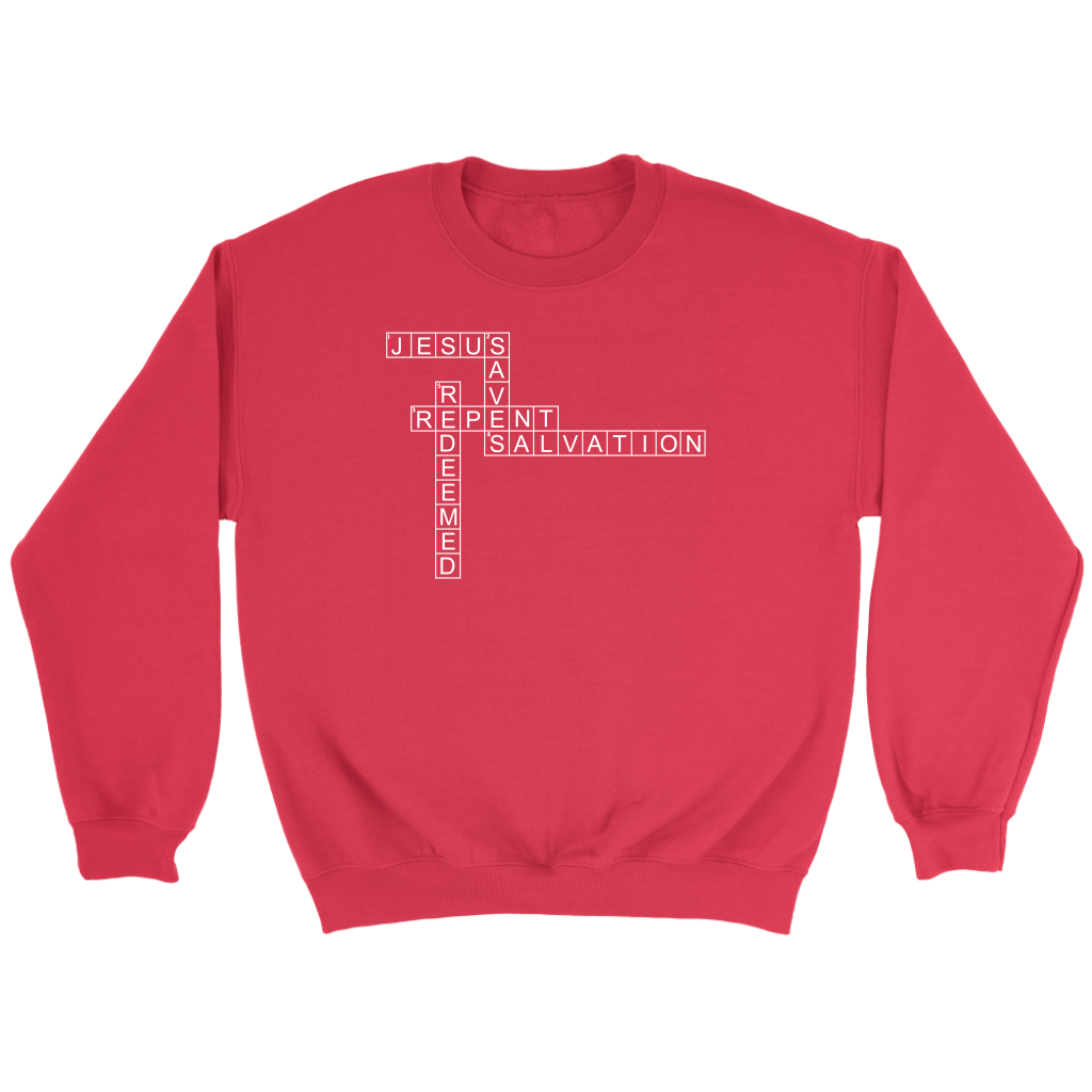Jesus Crossword Puzzle Crewneck Pt 2