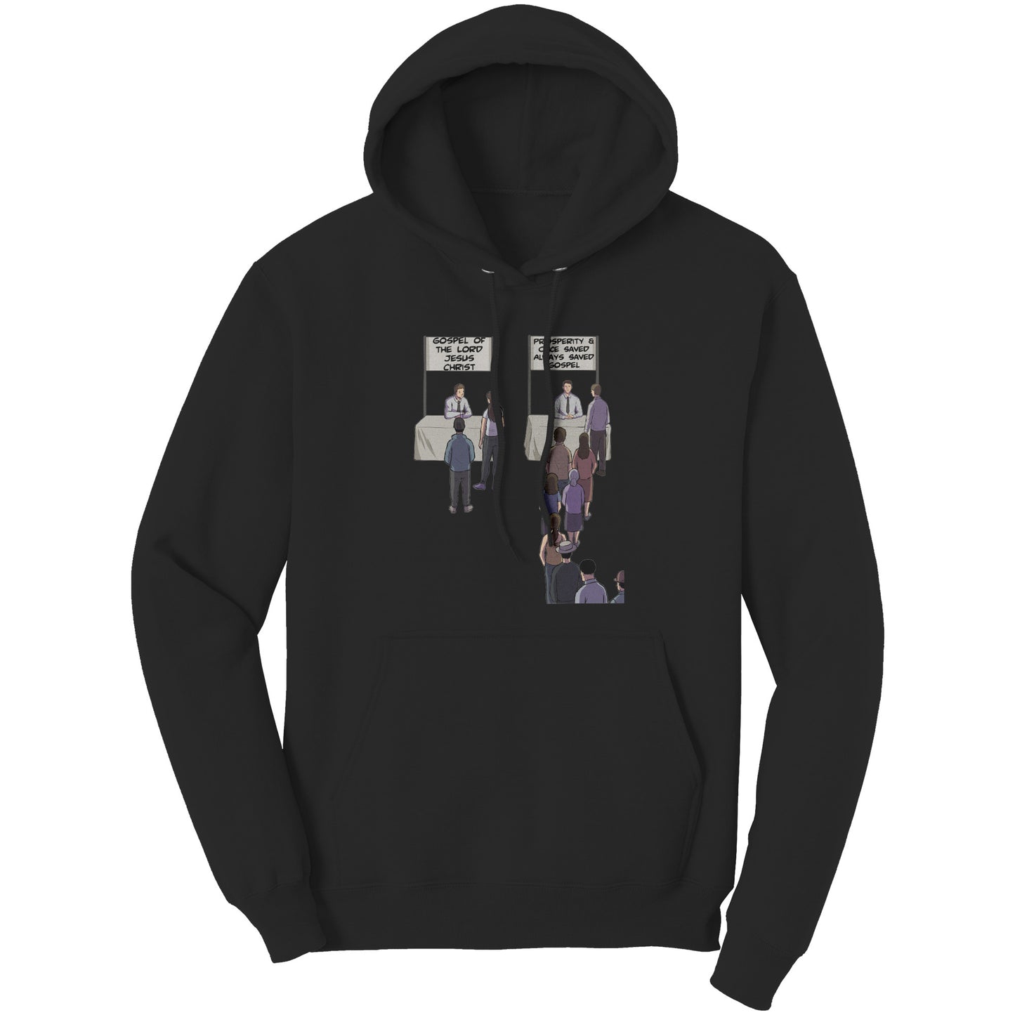 Prosperity/Once Saved Always Saved Gospel Vs True Gospel Hoodie