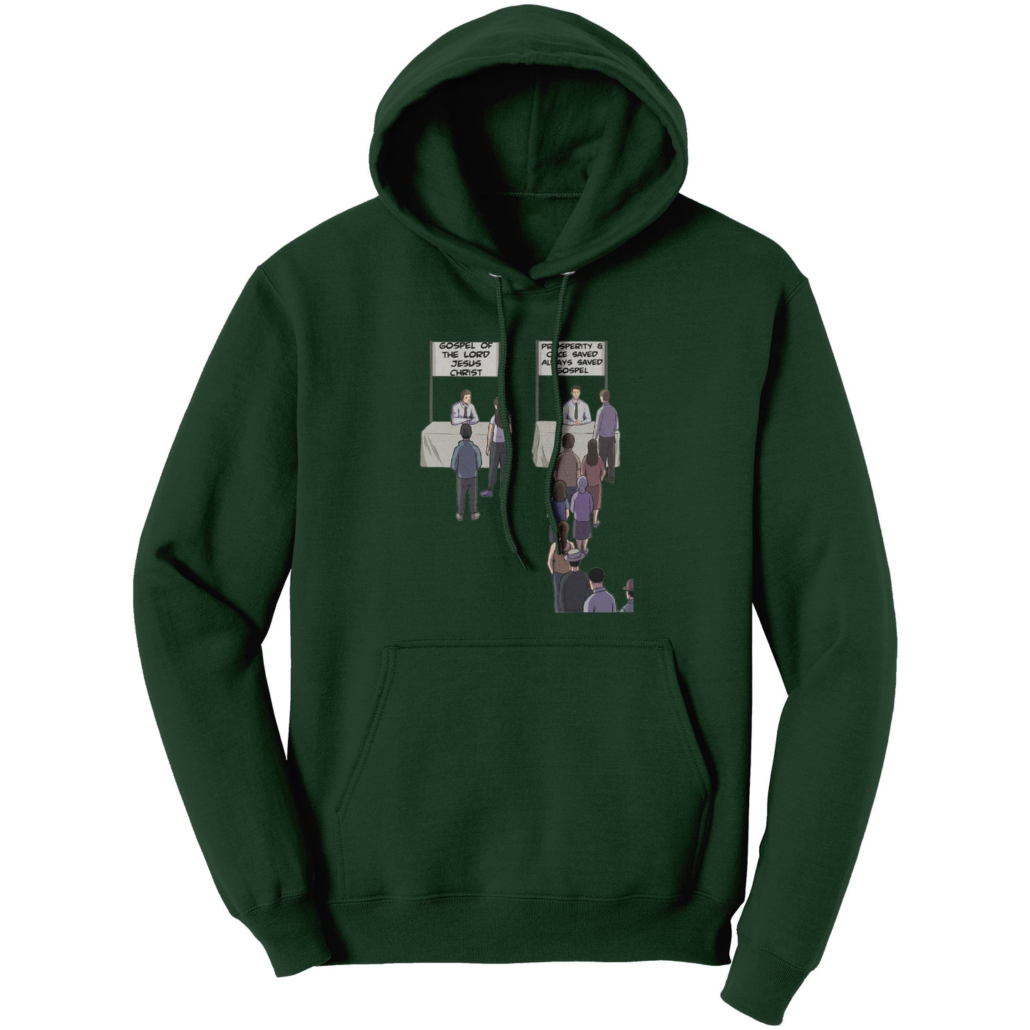 Prosperity/Once Saved Always Saved Gospel Vs True Gospel Hoodie