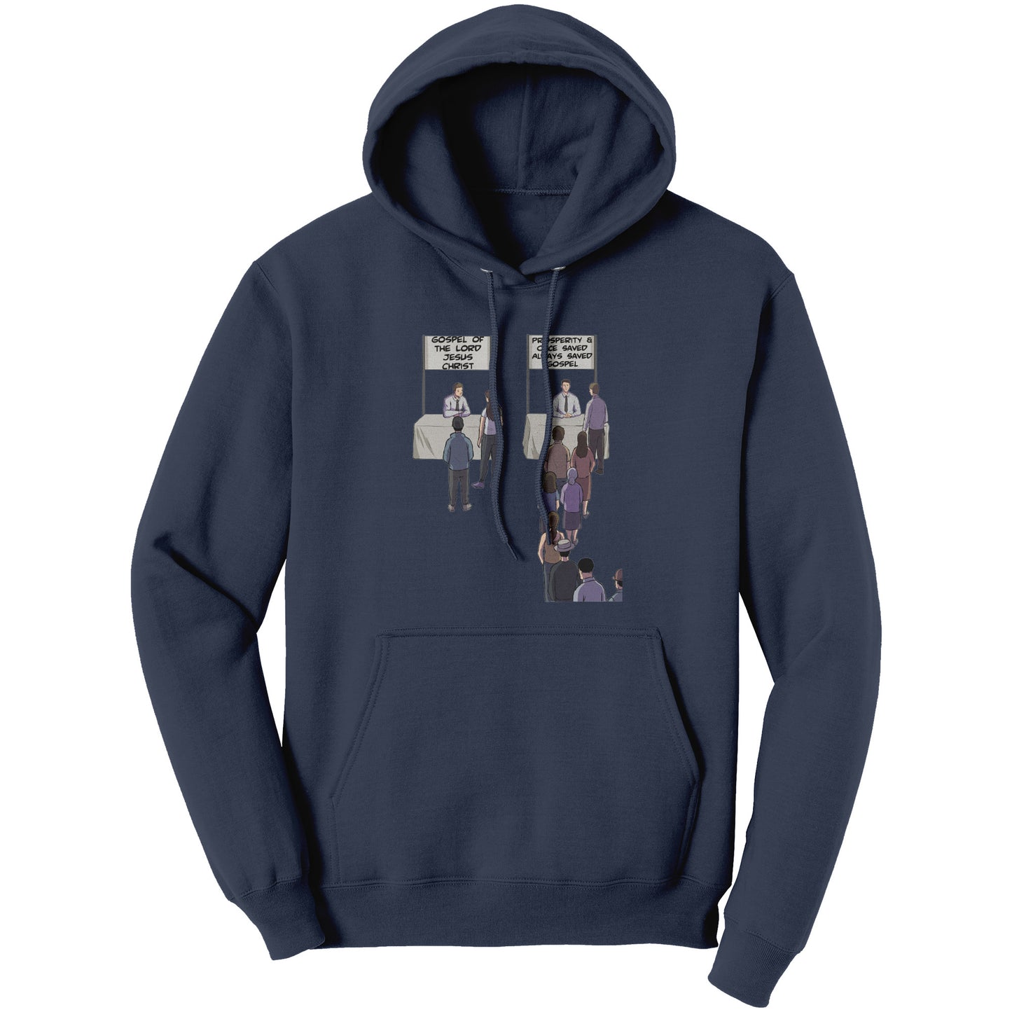 Prosperity/Once Saved Always Saved Gospel Vs True Gospel Hoodie