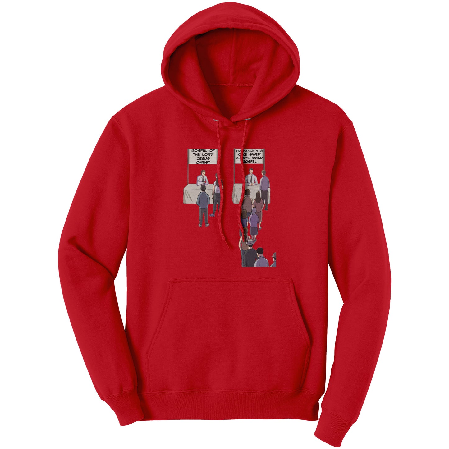 Prosperity/Once Saved Always Saved Gospel Vs True Gospel Hoodie