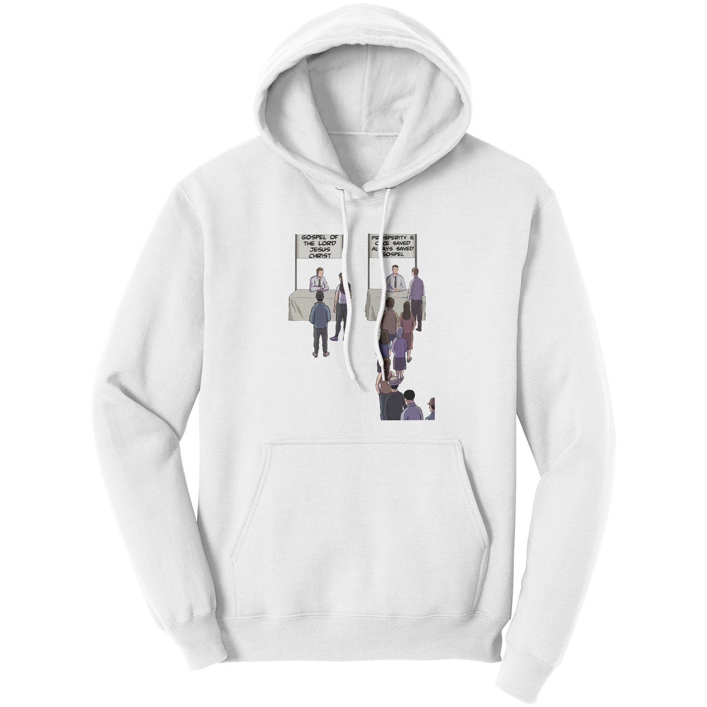 Prosperity/Once Saved Always Saved Gospel Vs True Gospel Hoodie