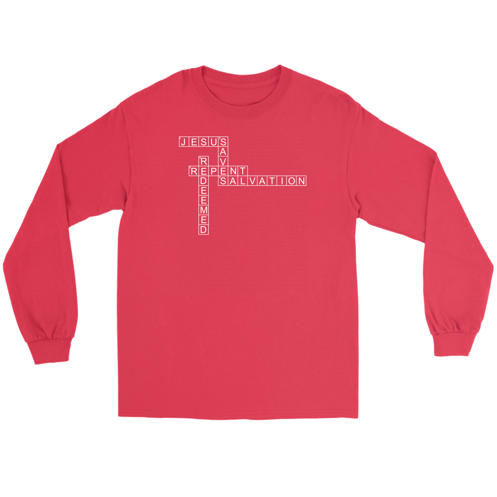 Jesus Crossword Puzzle Men's T-Shirt Part 2