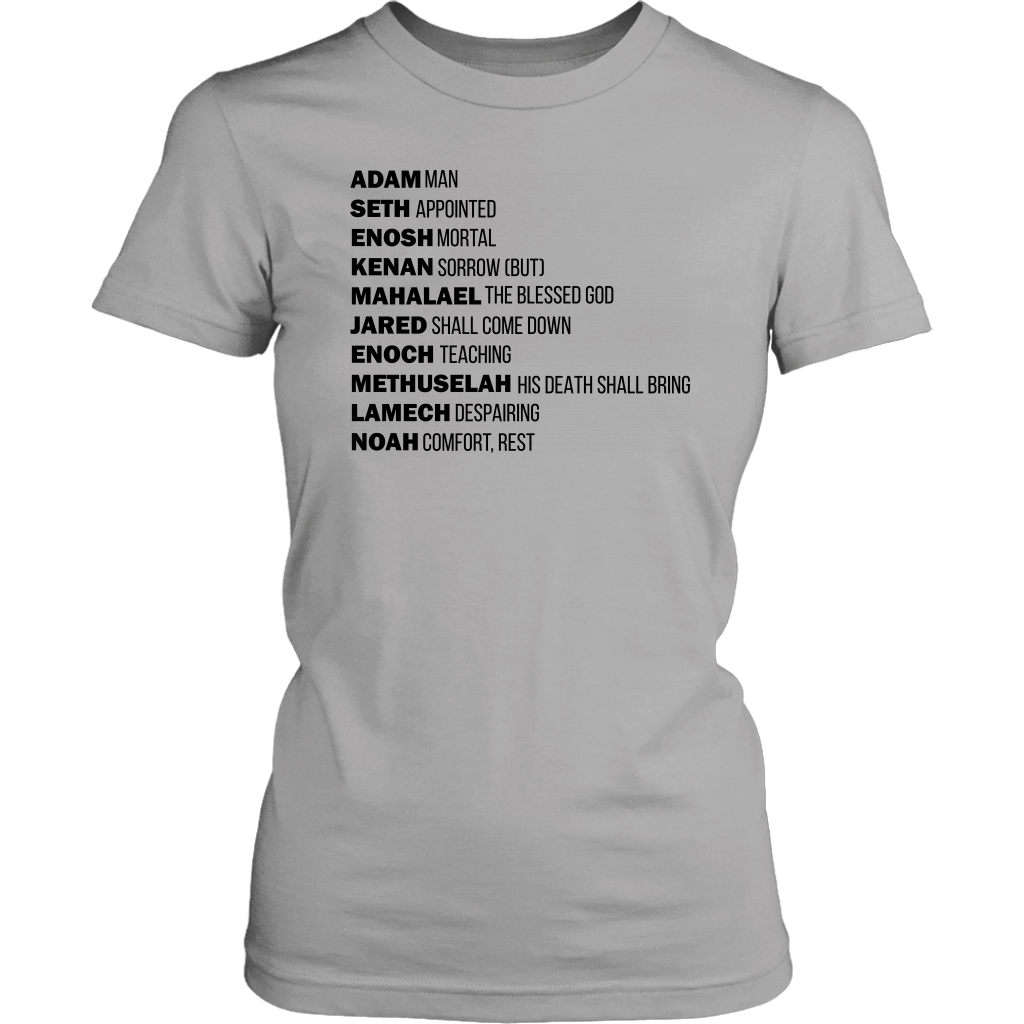 God's Plan From The Beginning Women's T-Shirt Part 1