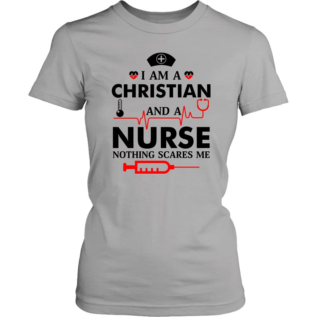 I Am A Christian And A Nurse Women's T-Shirt