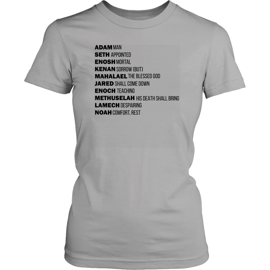 God's Plan From The Beginning Women's T-Shirt Part 1