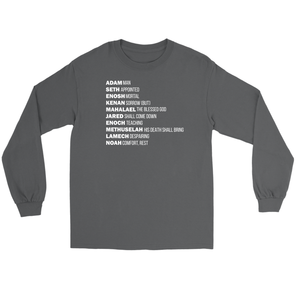 God's Plan From The Beginning Men's T-Shirt Part 1