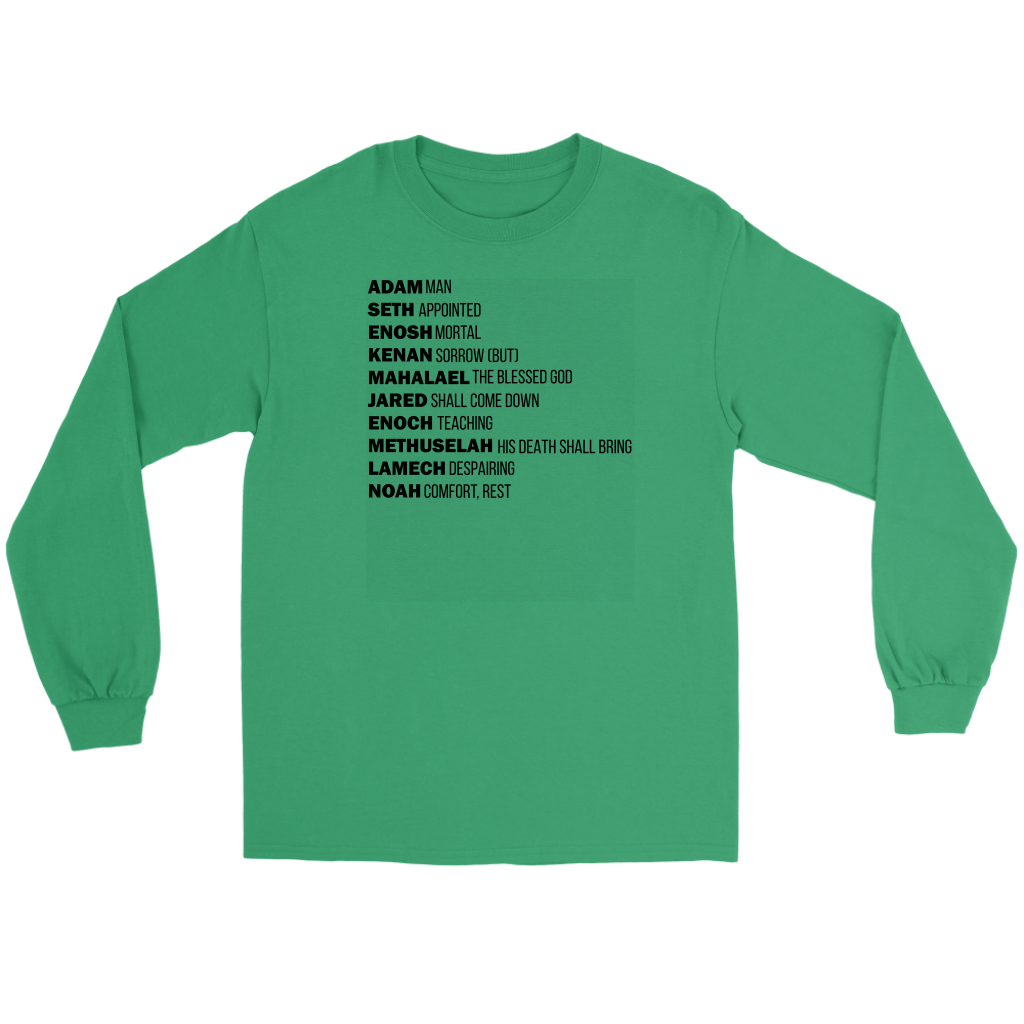 God's Plan From The Beginning Men's T-Shirt Part 1