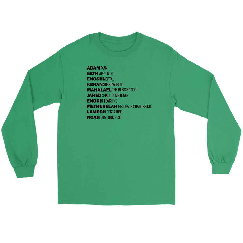 God's Plan From The Beginning Men's T-Shirt Part 2