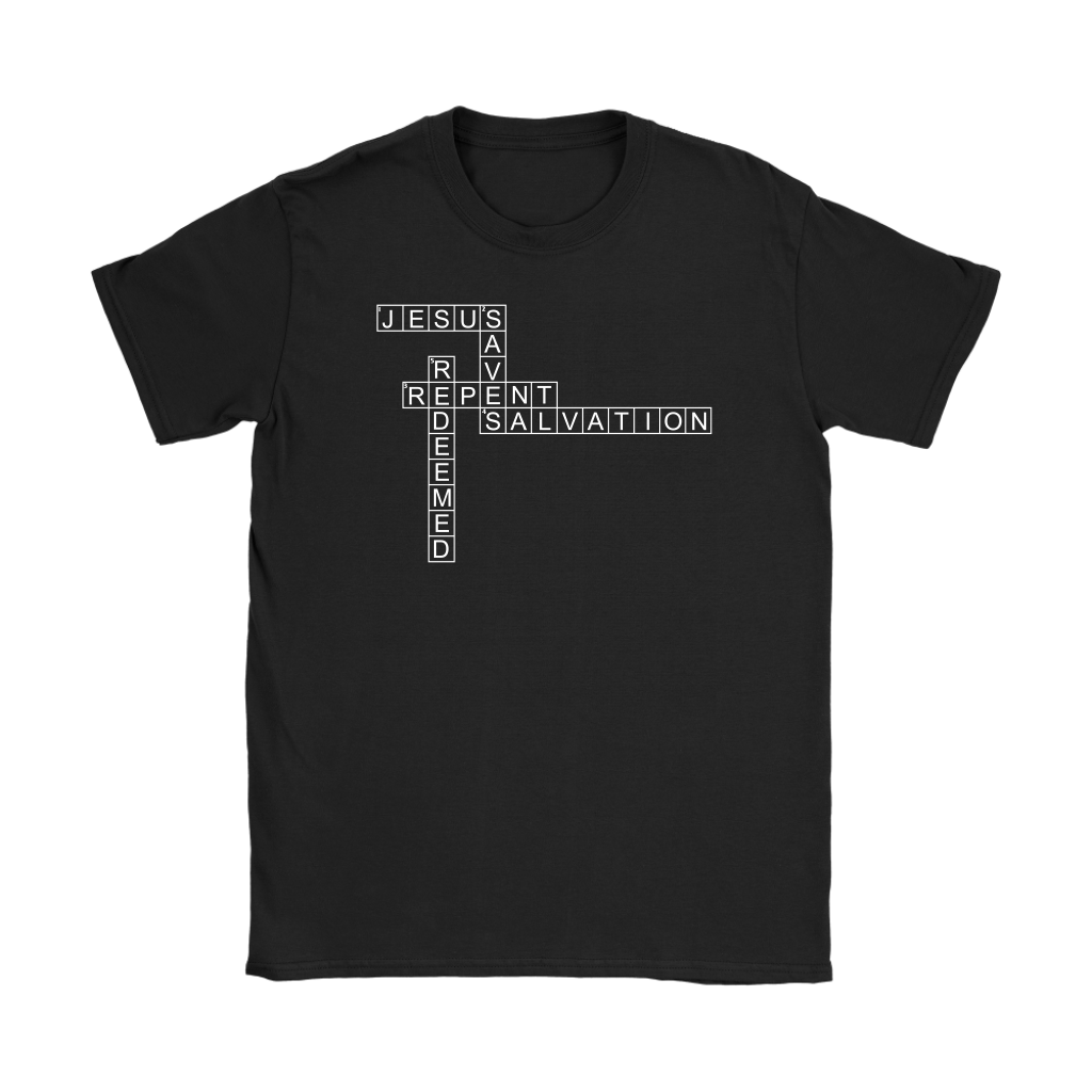 Jesus Crossword Puzzle Women's T-Shirt Part 2