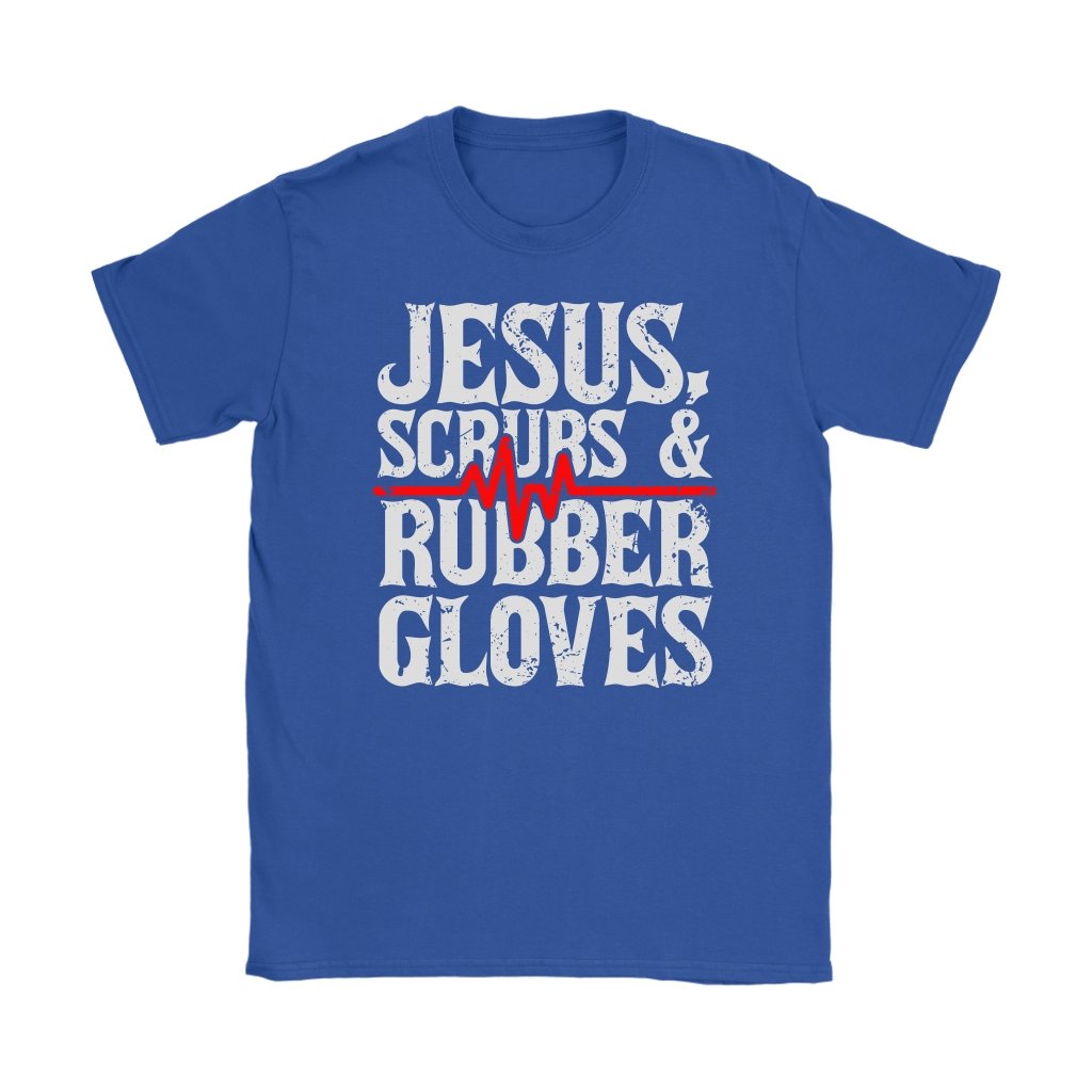 Jesus, Scrubs & Rubber Gloves Women's T-Shirt Part 1