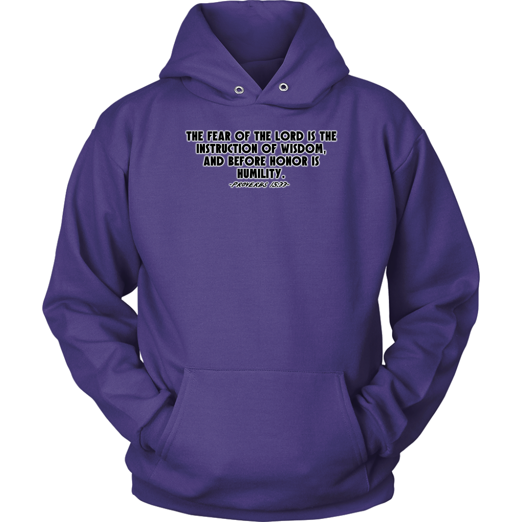 Proverbs 15:33 Unisex Hoodie Part 1