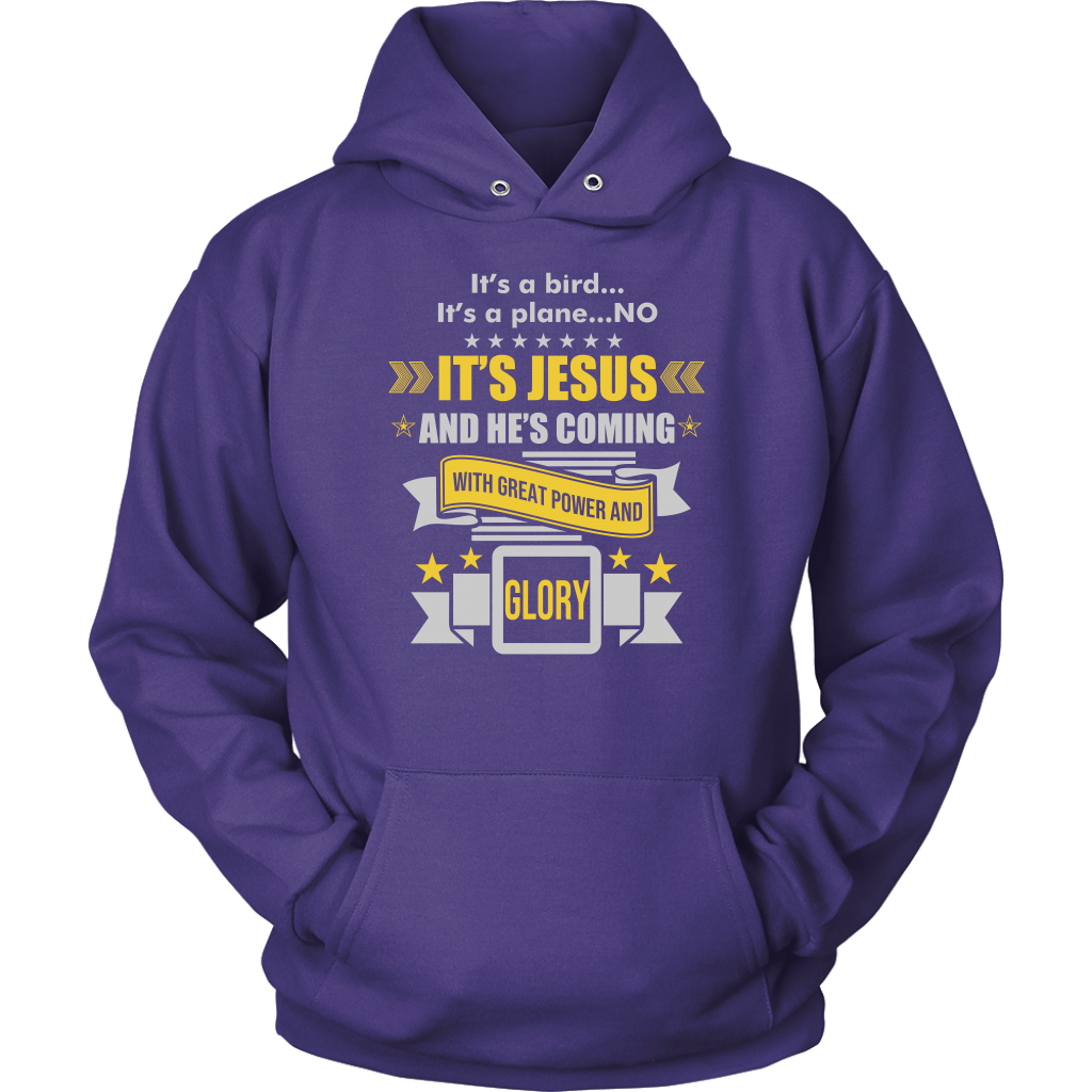 It's a Bird..It's a Plane..No It's Jesus Unisex Hoodie Part 2