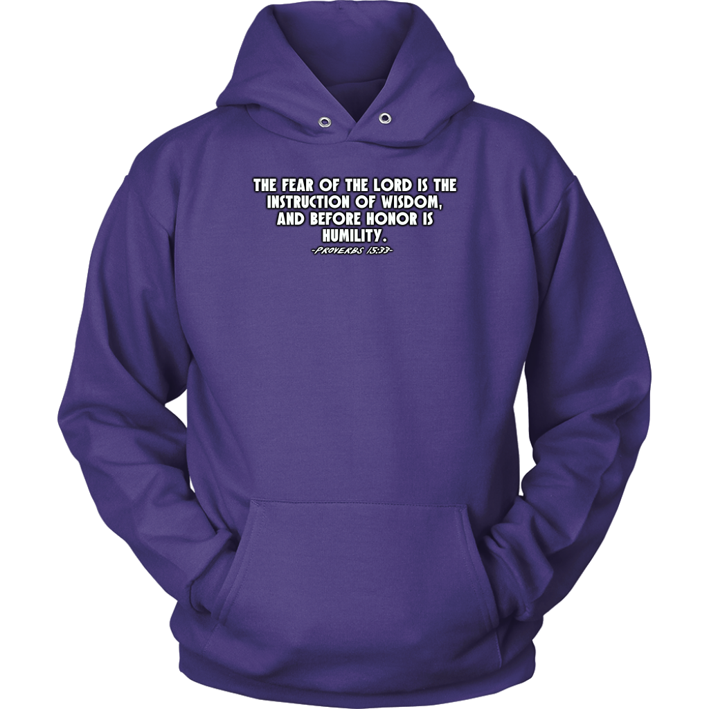 Proverbs 15:33 Unisex Hoodie Part 2