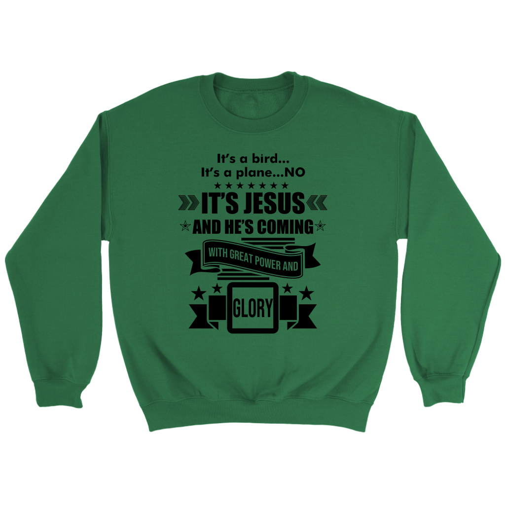 It's a Bird..It's a Plane..No It's Jesus Crewneck Part 1