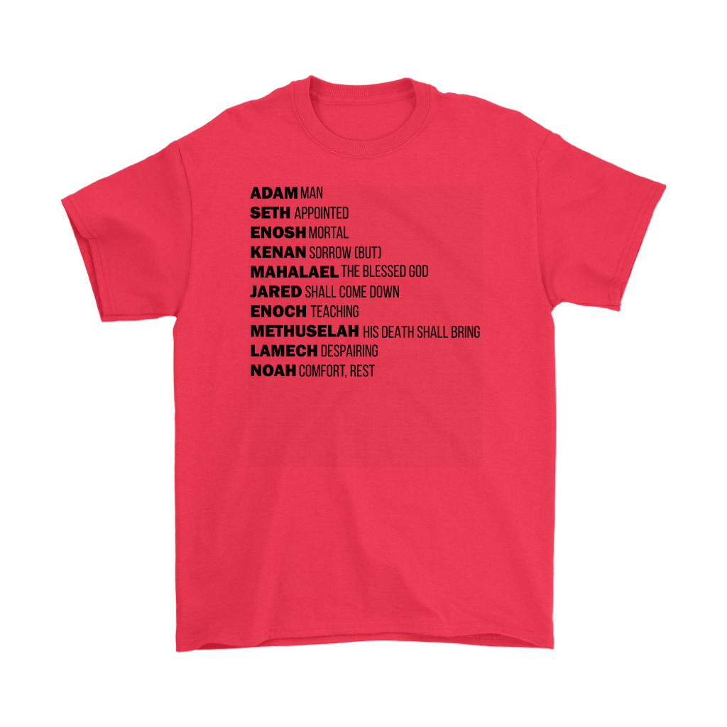 God's Plan From The Beginning Men's T-Shirt Part 1