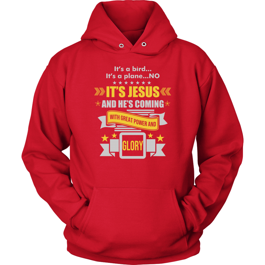 It's a Bird..It's a Plane..No It's Jesus Unisex Hoodie Part 2