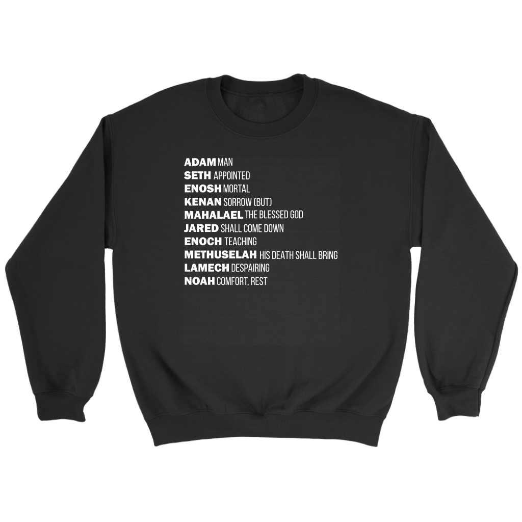 God's Plan From The Beginning Crewneck Part 2