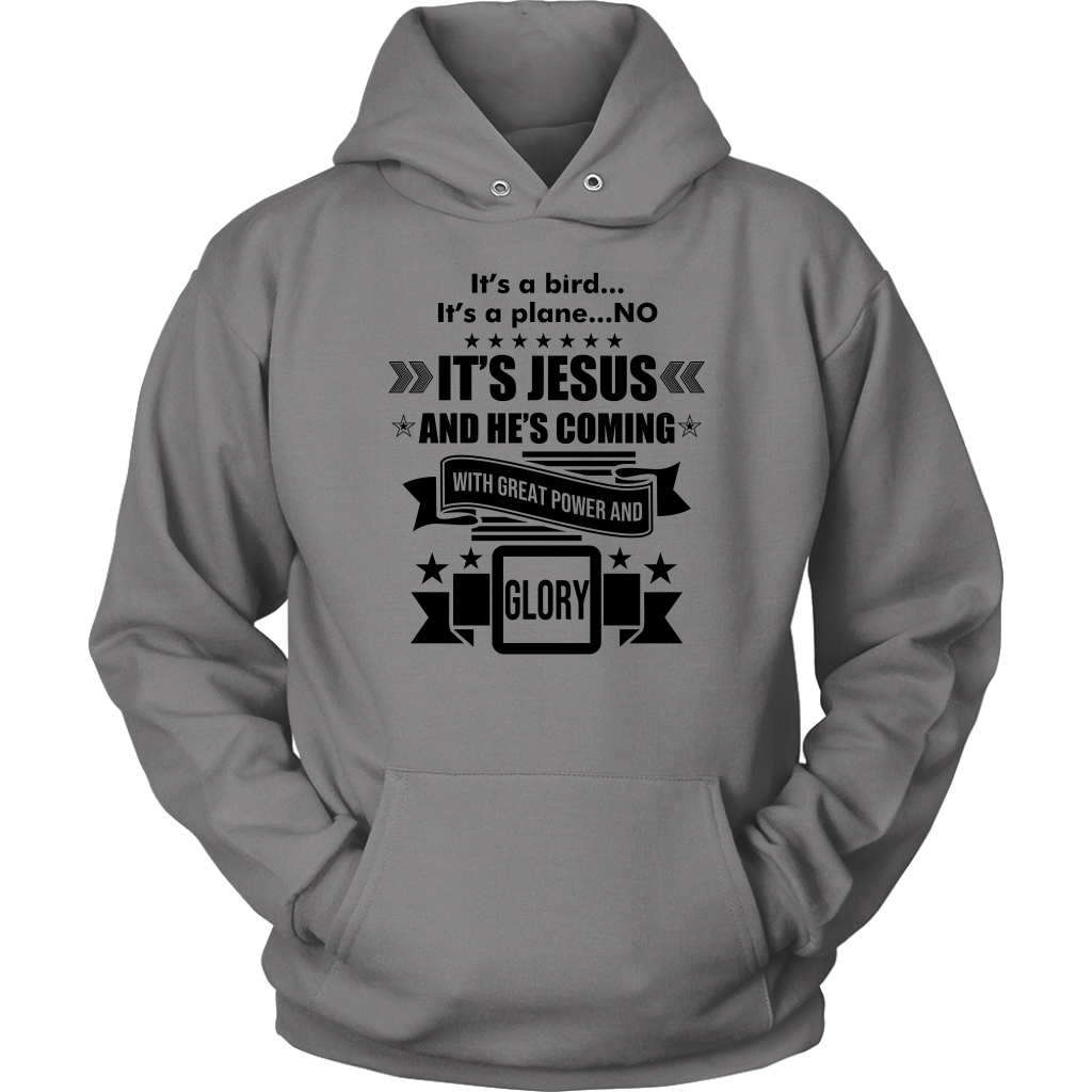 It's a Bird..It's a Plane..No It's Jesus Unisex Hoodie Part 1