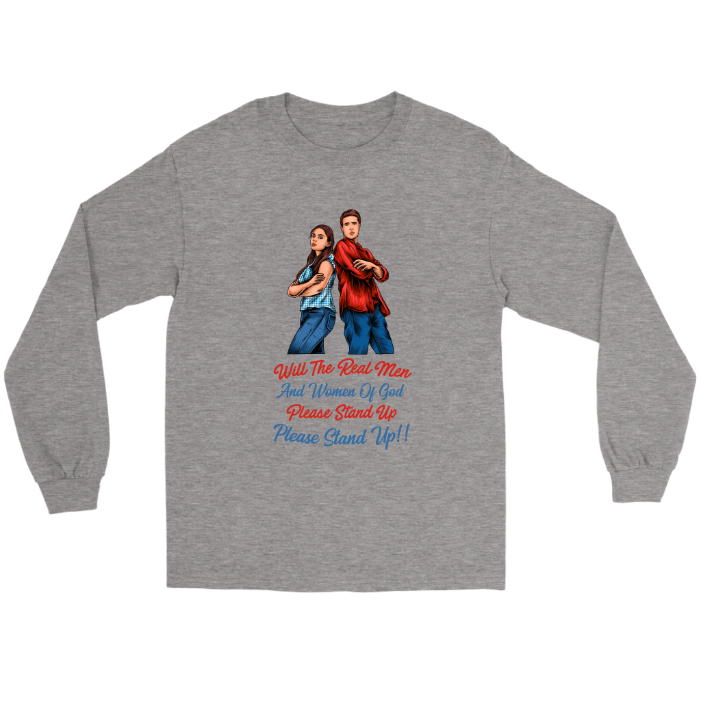 Real Men and Women of God Please Stand Up Men's T-Shirt